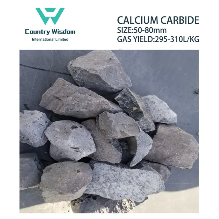 Kiinan tehdas myy kalsiumkarbidia kaikenkokoisina 50-80mm / kaasun tuotto 295 l/kg