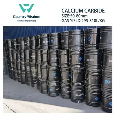 Calcium Carbide 50-80mm 295L Kg Calcium Carbide Manufacture